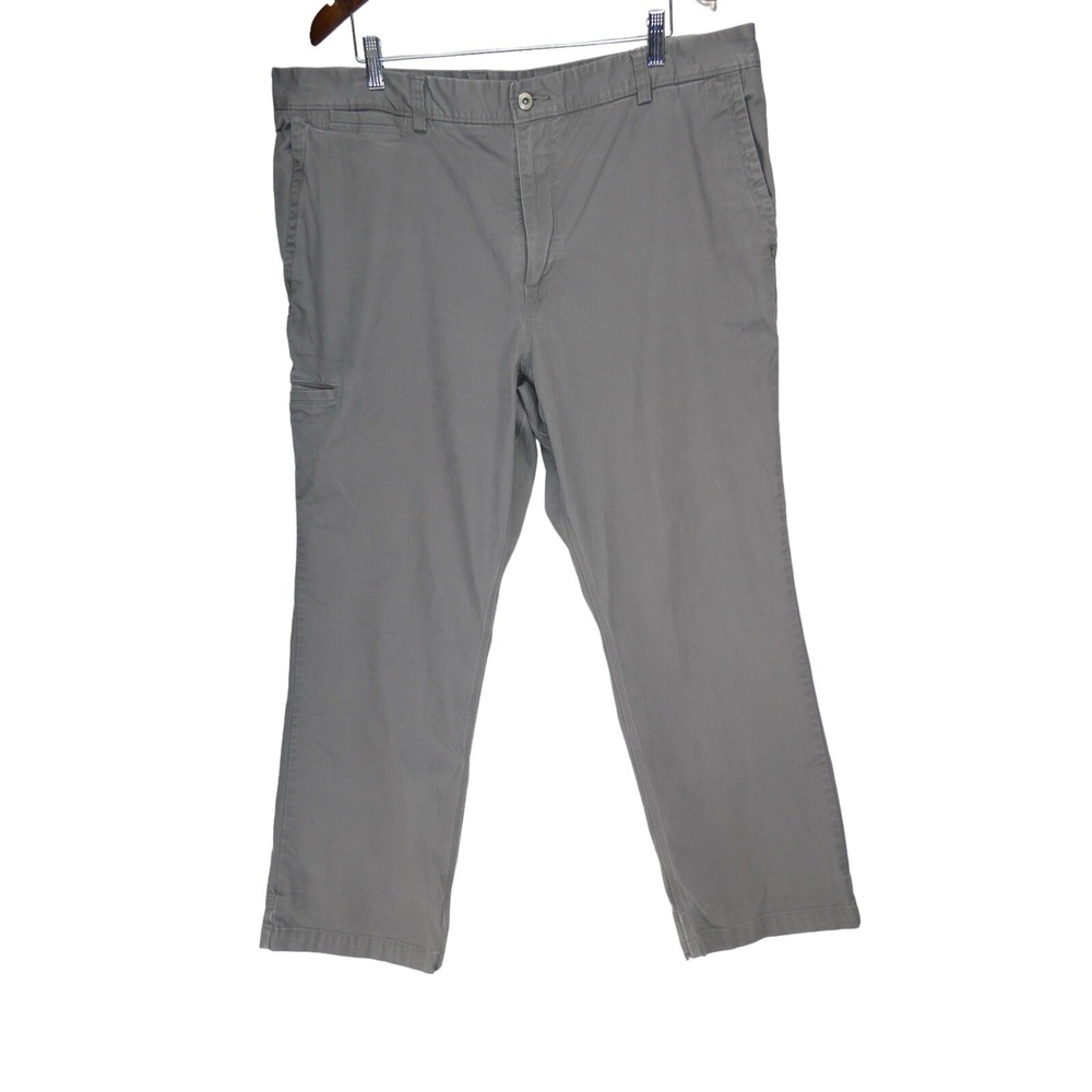 Duluth Trading Pants Men's Size‎ 42x32  Flex Ballroom Khaki Grey Pants